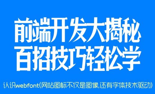 web前端開發(fā)高手100招 32 認(rèn)識webfont 網(wǎng)站圖標(biāo)不僅是圖像,還有字體技術(shù)驅(qū)動
